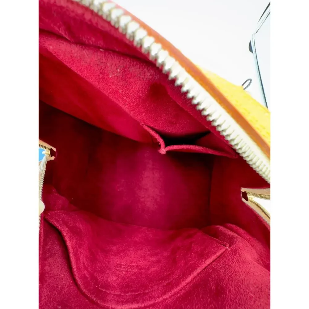 Louis Vuitton Multicolore Priscilla Bag Takashi Murakami White Monogram Handbag